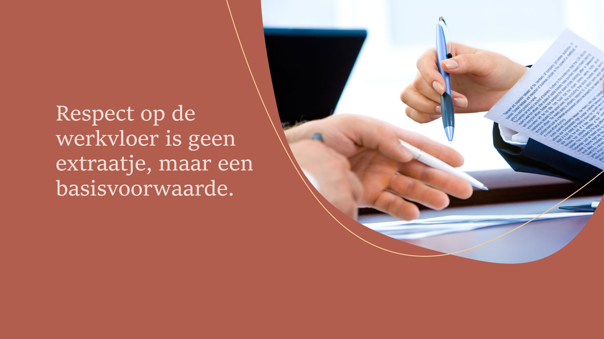 Respect op de werkvloer is geen extraatje, maar een basisvoorwaarde.